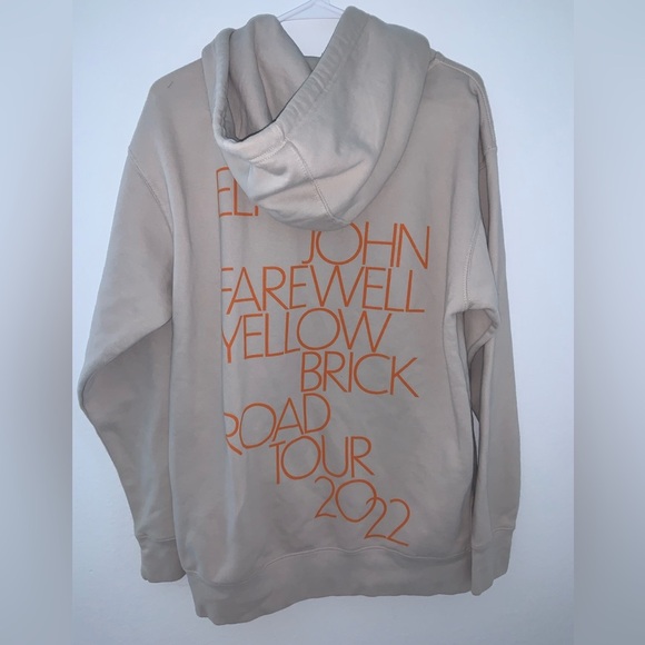 Elton John Farewell Yellow Brick Road Tour Merch Hoodie - Picture 4 of 13